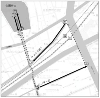 📣 2月22日（日） 神戸花嫁道中
当日の行列予定時間のご案内  2月22日（日）、
神戸のまちを舞台にした参加型文化行列
「神戸花嫁道中」 を開催します。  当日の行列予定時間は、下記のとおりです。  🕔 17:00頃
行列披露｜生田神社 参道  🕠 17:20頃
行列披露｜三宮センター街1丁目  🕠 17:40頃
行列披露｜サンキタ通り  🕕 18:00頃
行列披露｜生田神社 参道  ※時間は目安となります。
当日の進行状況により、前後する場合がございます。
沿道でご覧いただく際は、周囲へのご配慮をお願いいたします。  ☔ 雨天時について
雨天の場合は、安全面を考慮し
三宮センター街のみでの行列披露 を予定しています。  一日限りの花嫁行列。
まちの中で、ぜひそのひとときをお楽しみください。